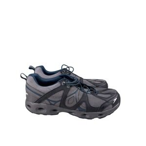 Speedo Men's Water Shoes Athletic Sneakers Gray Blue Lace-Up Swim Beach Size 9